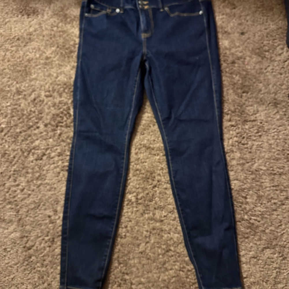 Torrid Dark Blue Skinny Jeans
